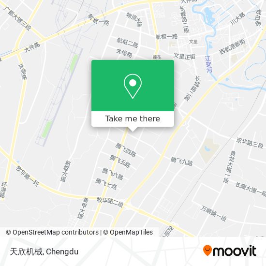 天欣机械 map