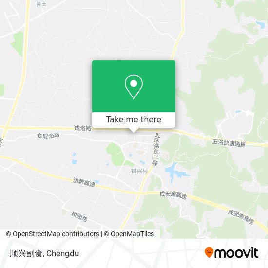 顺兴副食 map