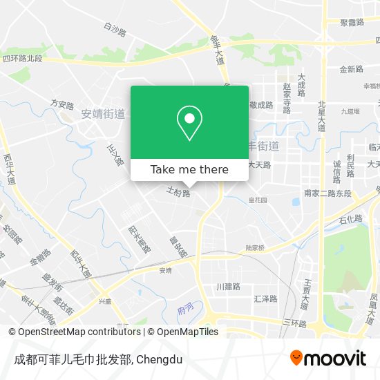 成都可菲儿毛巾批发部 map