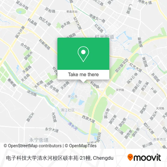 电子科技大学清水河校区硕丰苑-21幢 map