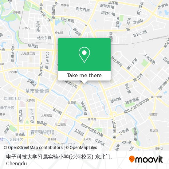 电子科技大学附属实验小学(沙河校区)-东北门 map