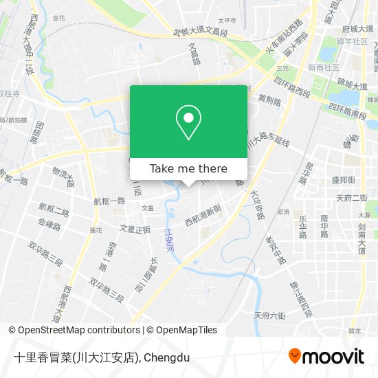 十里香冒菜(川大江安店) map