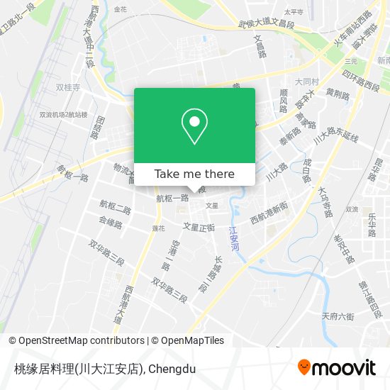 桃缘居料理(川大江安店) map