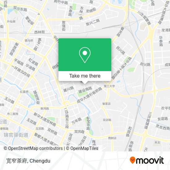 宽窄茶府 map