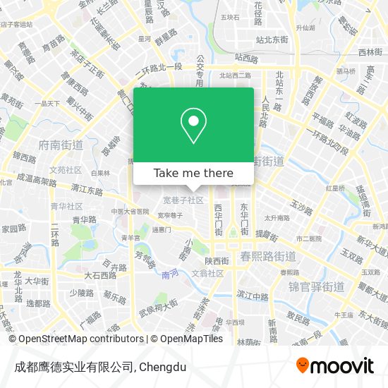 成都鹰德实业有限公司 map