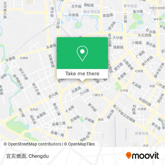 宜宾燃面 map