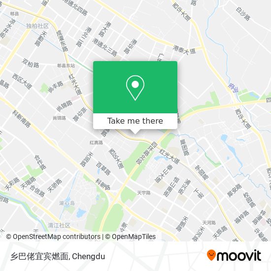 乡巴佬宜宾燃面 map