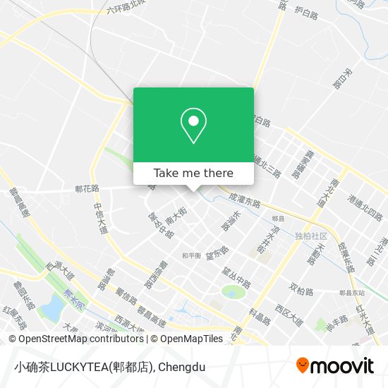 小确茶LUCKYTEA(郫都店) map