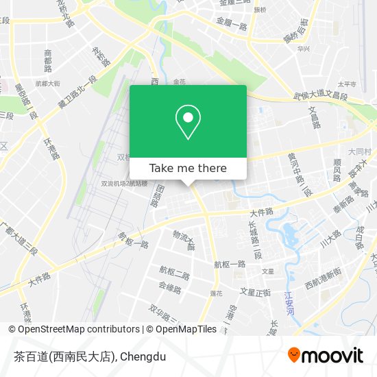 茶百道(西南民大店) map