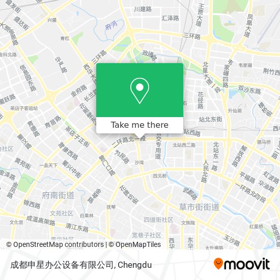 成都申星办公设备有限公司 map