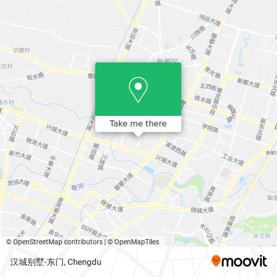 汉城别墅-东门 map