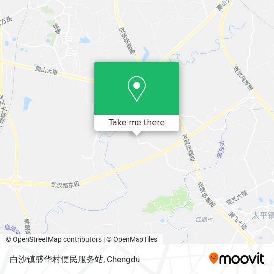 白沙镇盛华村便民服务站 map