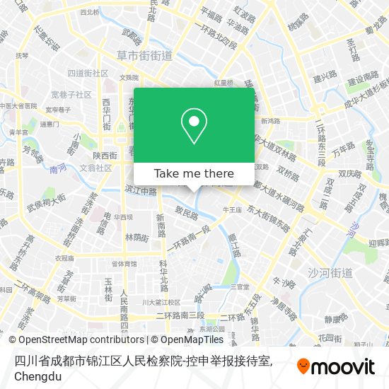 四川省成都市锦江区人民检察院-控申举报接待室 map
