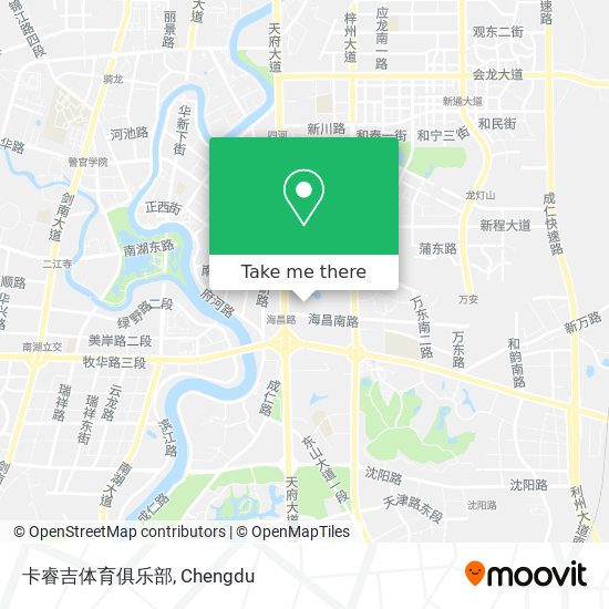 卡睿吉体育俱乐部 map