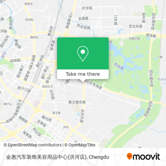 金惠汽车装饰美容用品中心(洪河店) map