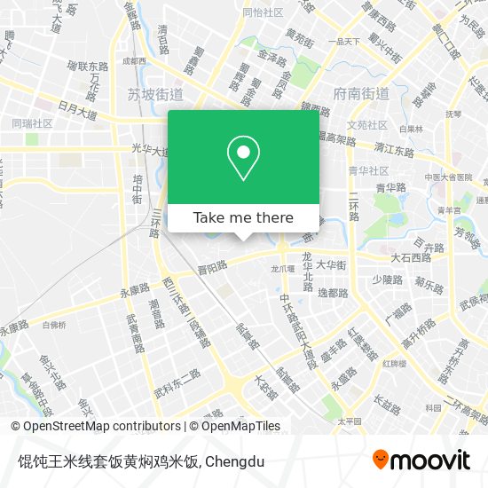 馄饨王米线套饭黄焖鸡米饭 map