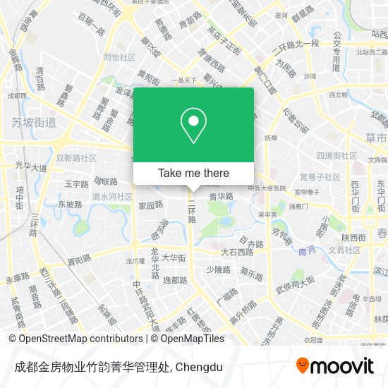 成都金房物业竹韵菁华管理处 map