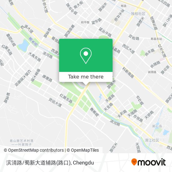滨清路/蜀新大道辅路(路口) map