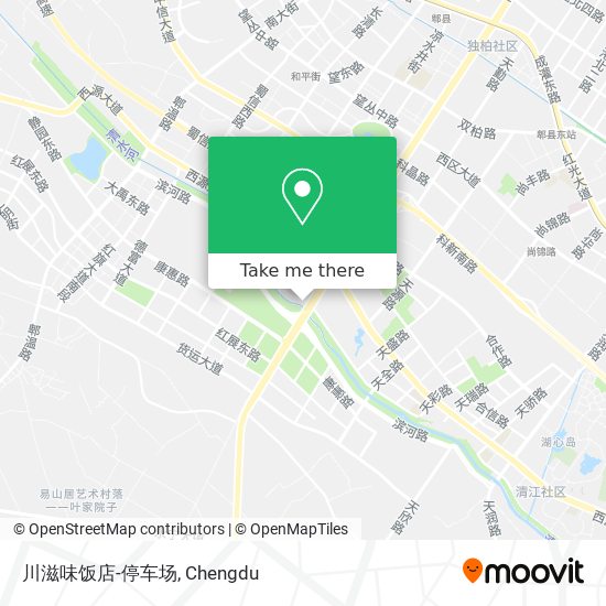 川滋味饭店-停车场 map