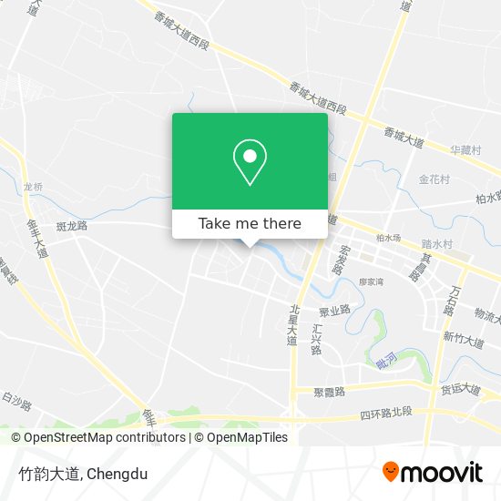 竹韵大道 map