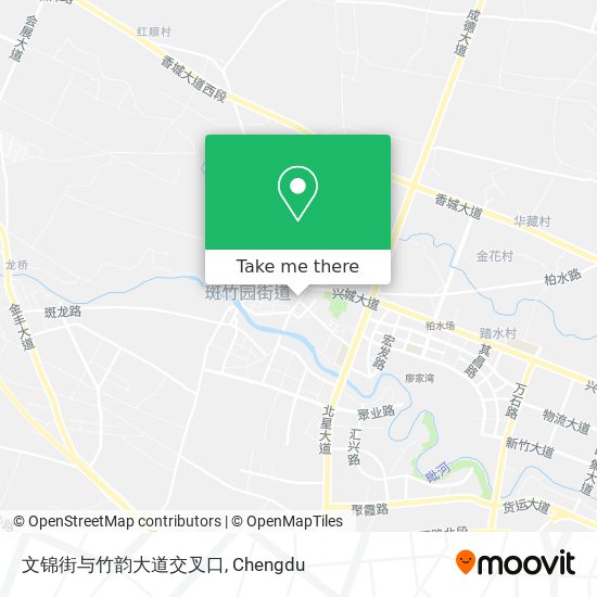 文锦街与竹韵大道交叉口 map