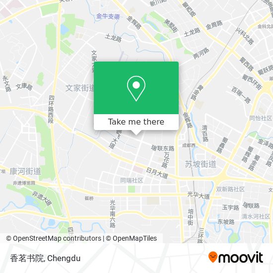 香茗书院 map