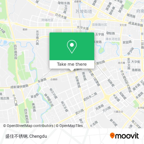 盛佳不锈钢 map