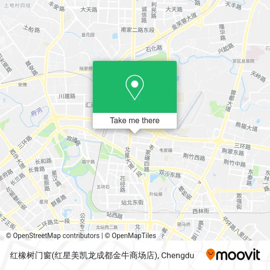 红橡树门窗(红星美凯龙成都金牛商场店) map