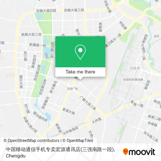 中国移动通信手机专卖宏源通讯店(三强南路一段) map