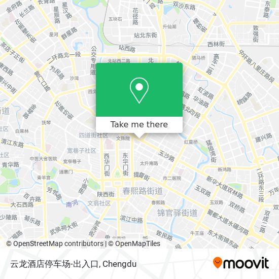 云龙酒店停车场-出入口 map