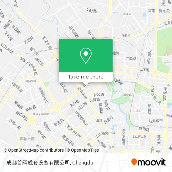 成都首阀成套设备有限公司 map