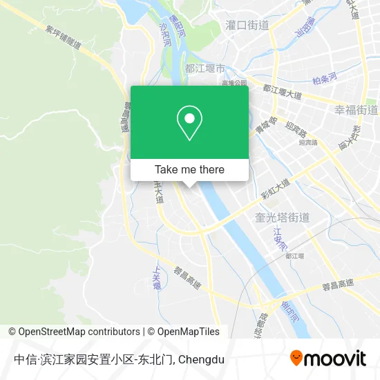 中信·滨江家园安置小区-东北门 map