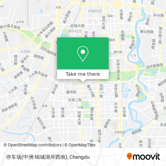 停车场(中洲·锦城湖岸西南) map