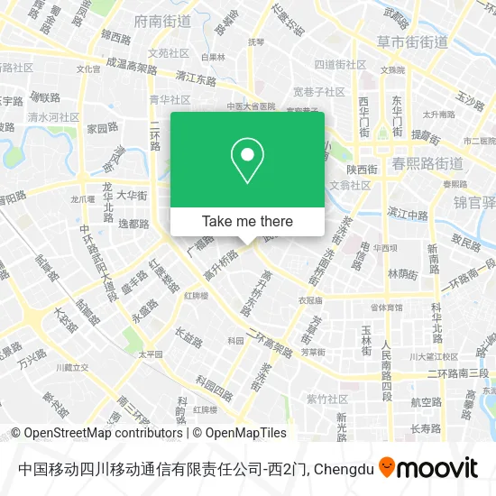 中国移动四川移动通信有限责任公司-西2门 map