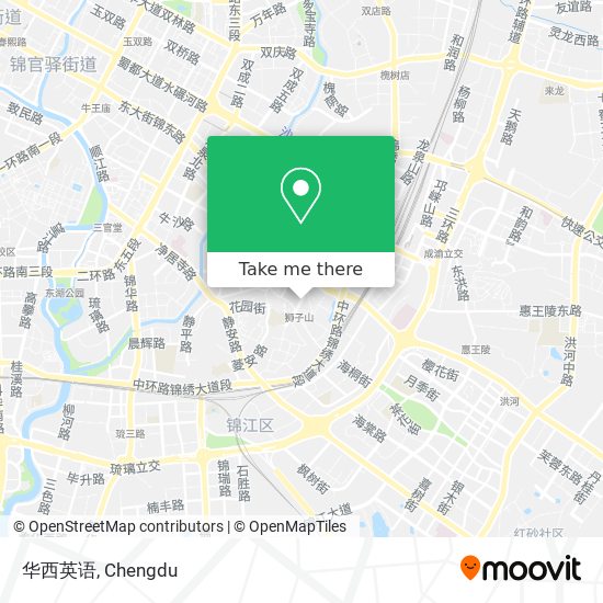 华西英语 map