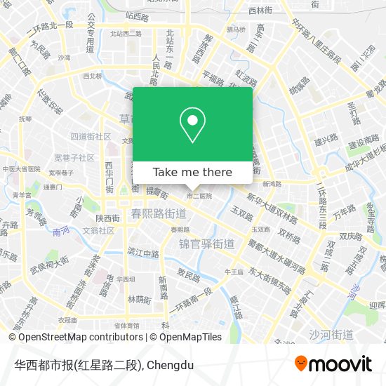 华西都市报(红星路二段) map