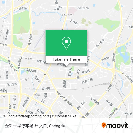 金科一城停车场-出入口 map