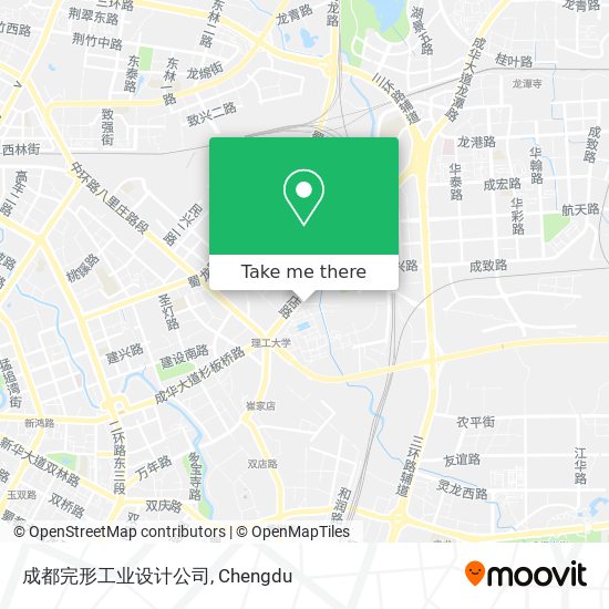 成都完形工业设计公司 map