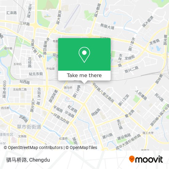 驷马桥路 map