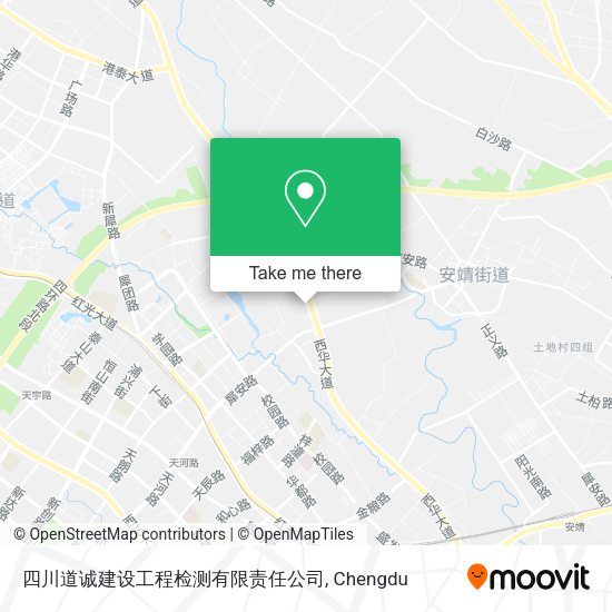 四川道诚建设工程检测有限责任公司 map