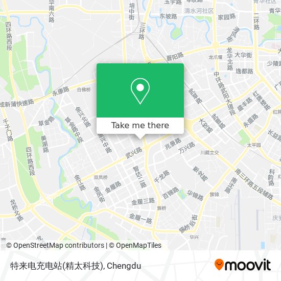 特来电充电站(精太科技) map
