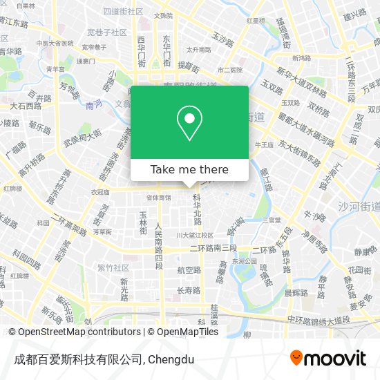 成都百爱斯科技有限公司 map