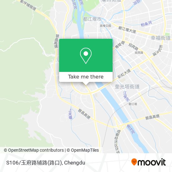 S106/玉府路辅路(路口) map