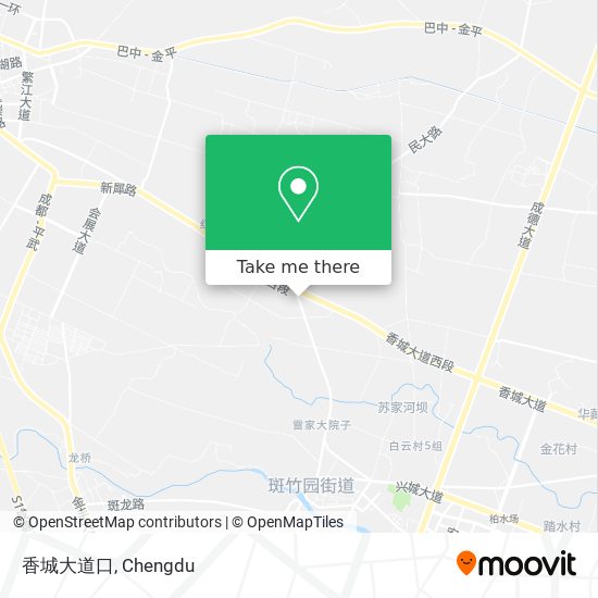 香城大道口 map