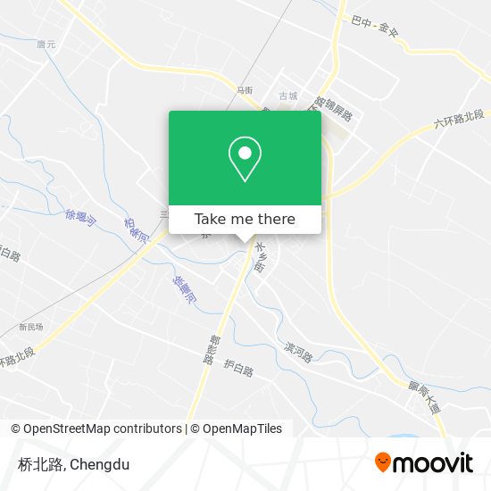 桥北路 map