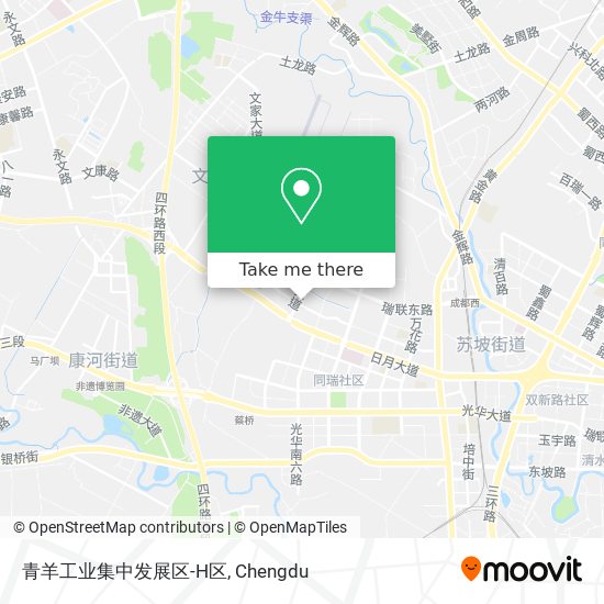 青羊工业集中发展区-H区 map
