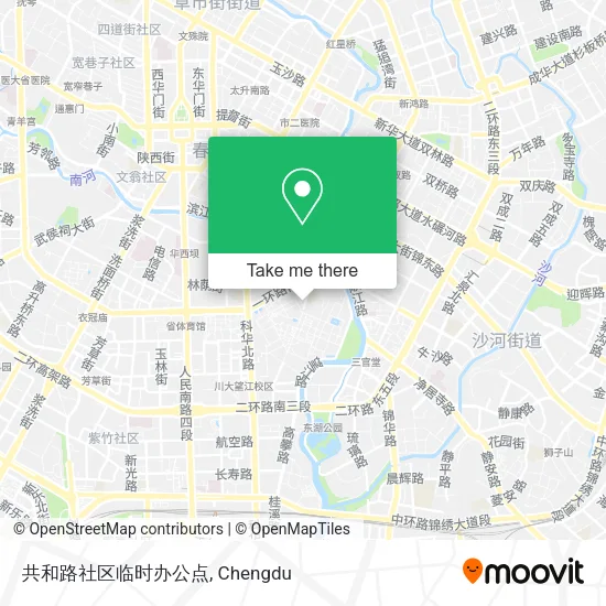 共和路社区临时办公点 map
