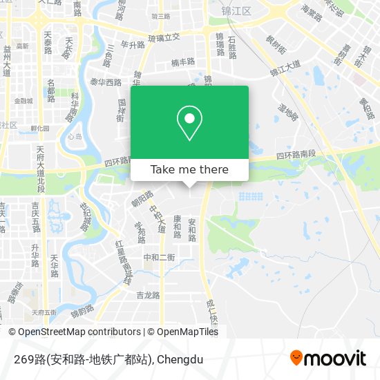 269路(安和路-地铁广都站) map