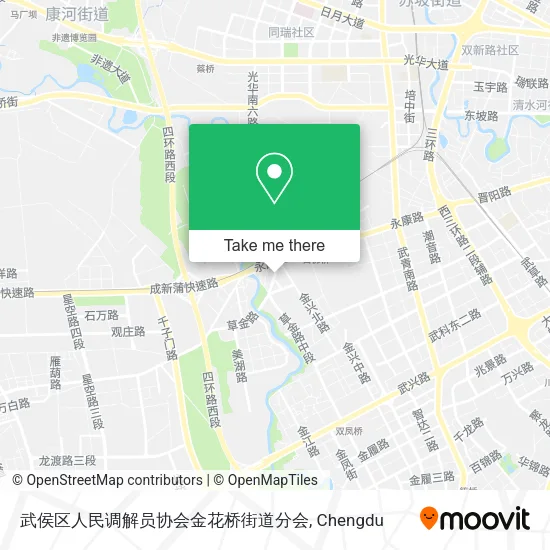 武侯区人民调解员协会金花桥街道分会 map