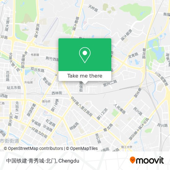 中国铁建·青秀城-北门 map